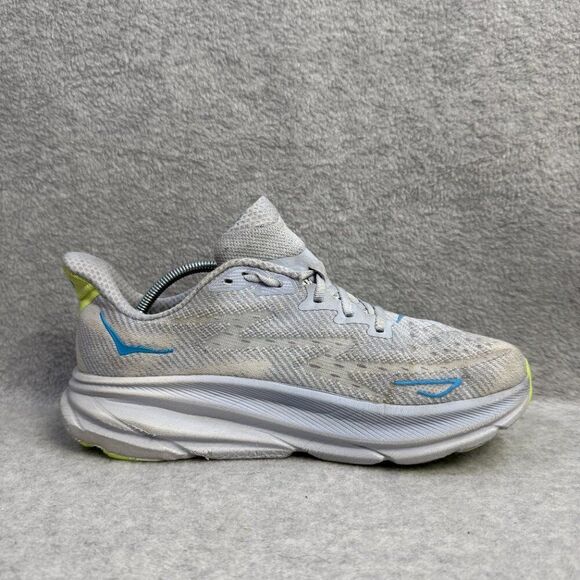 Hoka One One Womens Shoes Size 9.5 Clifton 9 Blue Running Sneakers 1127896 GLLS - Picture 6 of 10